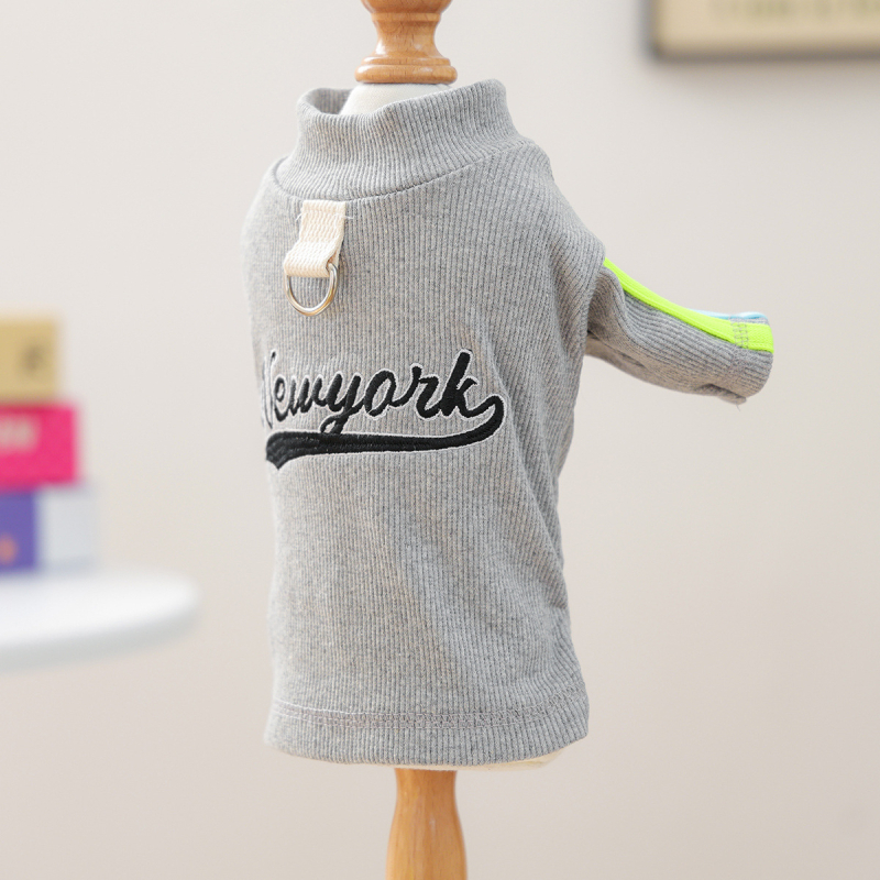Petcircle hoodie za pse i mačke, slatka jesenska i zimska s prugastim rukavima