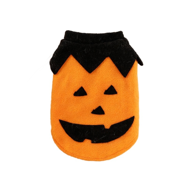 Kostim za kućne ljubimce za Halloween: kostim bundeve za male i srednje pse, zabavan transformacijski kostim za mačke, stojeći kostim mačke