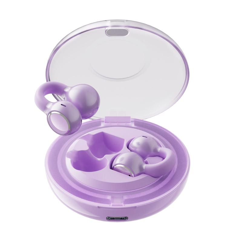 Sound Bird AI sportske slušalice s klipom za uho i provodom zraka, dugi vijek baterije, LED svjetla, stereo zvuk, Bluetooth 6.0