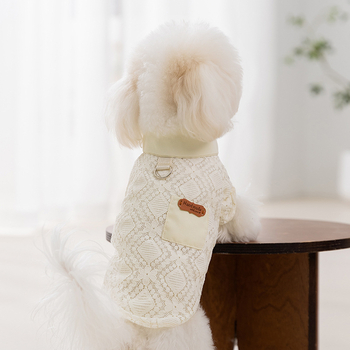 Prozračna majica za male pse, teddy-stil, proljeće-ljeto