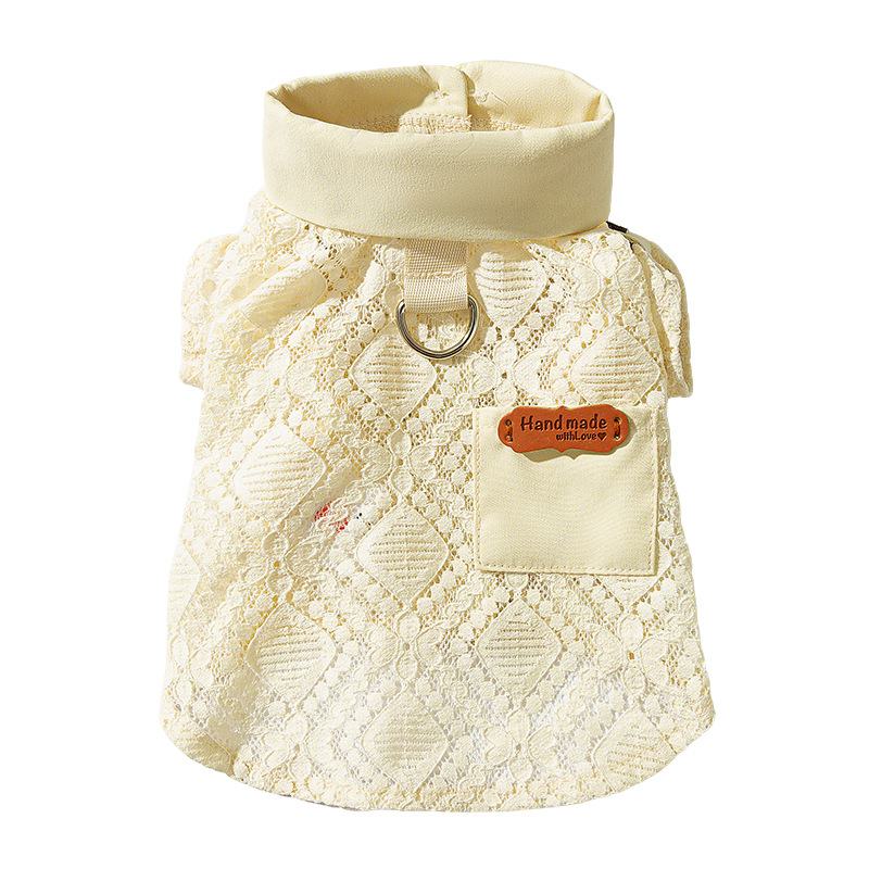 Prozračna majica za male pse, teddy-stil, proljeće-ljeto