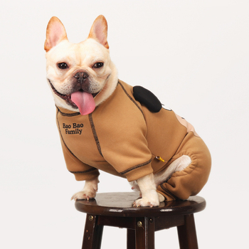 Zimska jakna za pse s flis podstavom, za male rase — šnaucer, francuski buldog, teddy (pudl), bichon, buldog