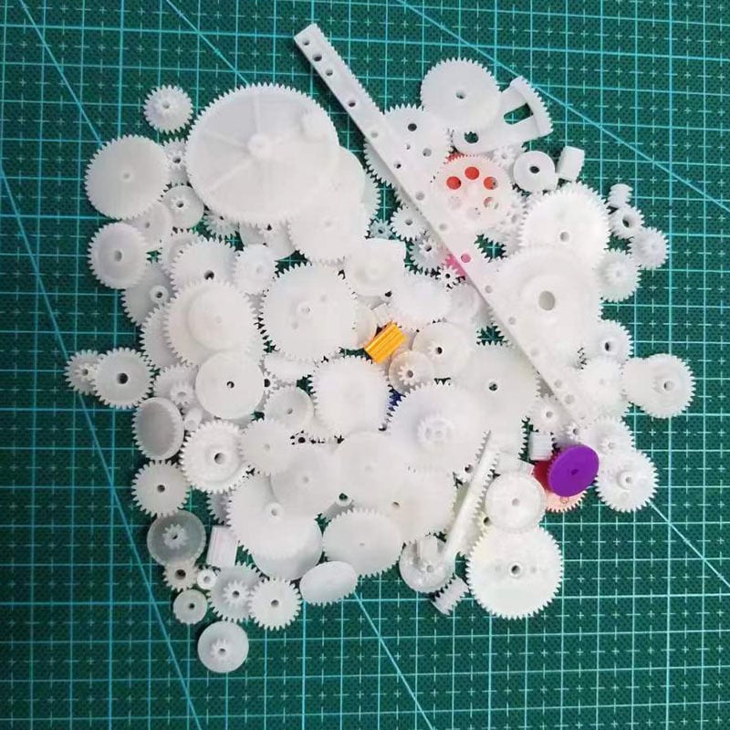 0,5 modul dvostruki sloj redukcijski sklop s koronarnim zupčanikom i šinom, 152 tipova plastičnih zupčanika za DIY znanstvene i edukacijske projekte