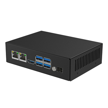 Персонализиран мини корпус за edge computing за индустриален компютър, ламаринен корпус, POE мониторинг суич