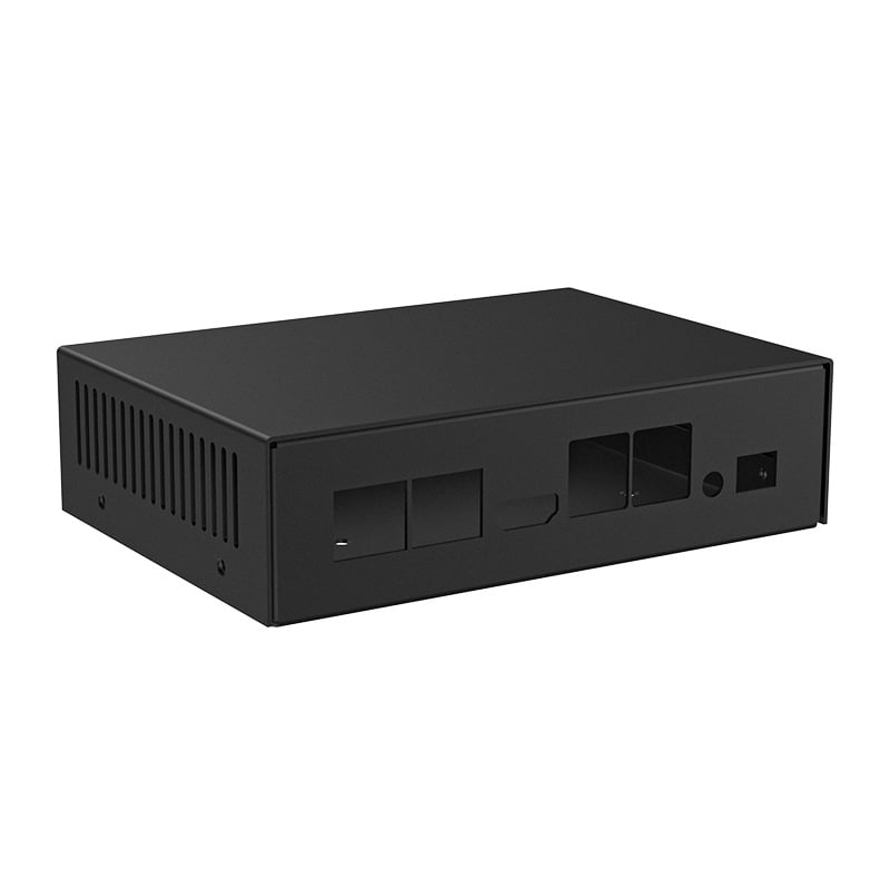 Персонализиран мини корпус за edge computing за индустриален компютър, ламаринен корпус, POE мониторинг суич