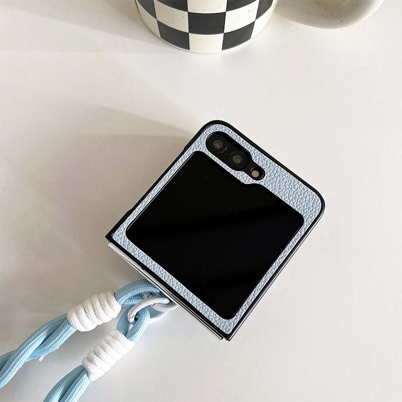 Flip futrola za Samsung Galaxy Z Flip6 s remenom, crtani dizajn šteneta