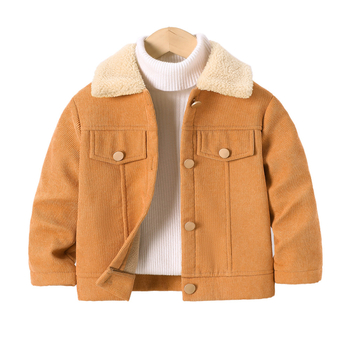 Lányoknak kordbársony téli kabát fleece béléssel WT708-C
