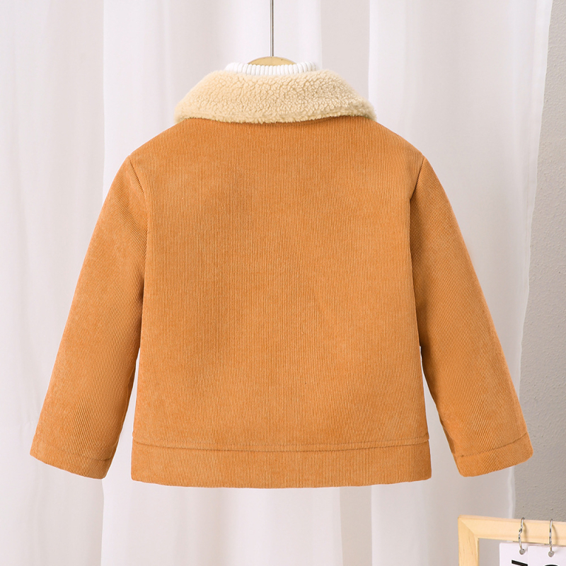 Lányoknak kordbársony téli kabát fleece béléssel WT708-C