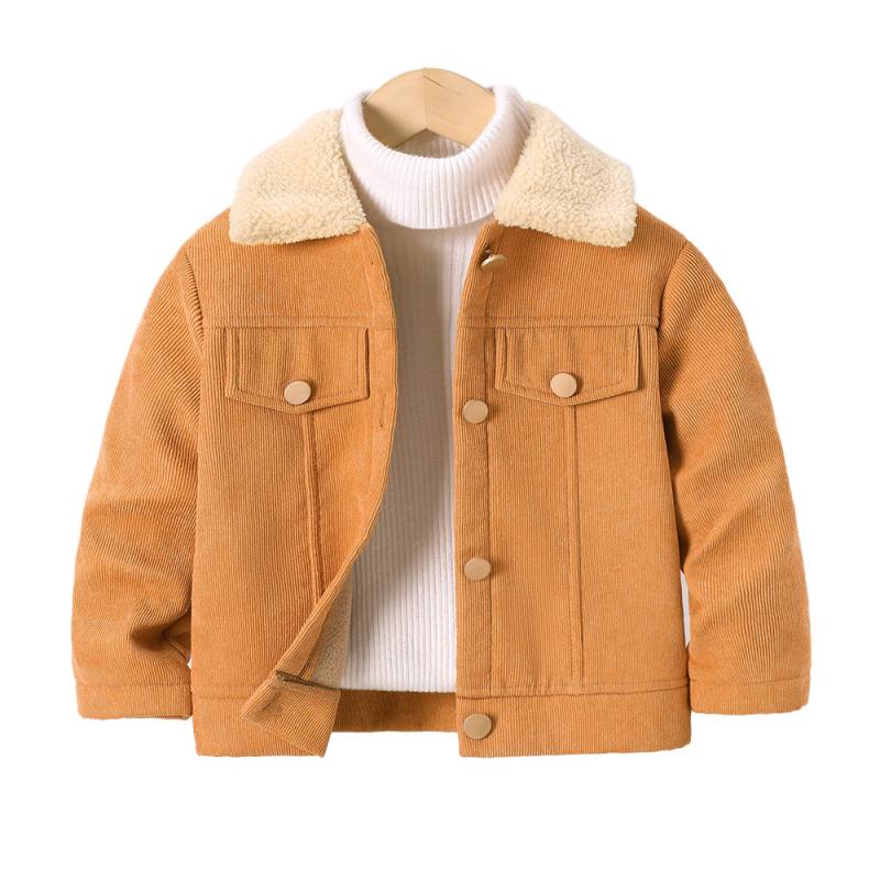 Lányoknak kordbársony téli kabát fleece béléssel WT708-C