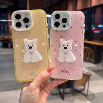 Kryt s promjenom boje, dva u jedan za iPhone 17 Pro Max, iPhone 16 i Huawei Mate 70 — sladak dizajn šteneta