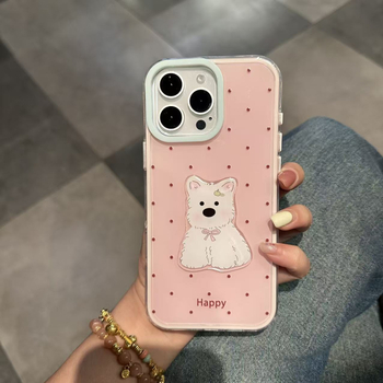 Kryt s promjenom boje, dva u jedan za iPhone 17 Pro Max, iPhone 16 i Huawei Mate 70 — sladak dizajn šteneta
