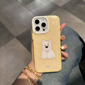 Kryt s promjenom boje, dva u jedan za iPhone 17 Pro Max, iPhone 16 i Huawei Mate 70 — sladak dizajn šteneta