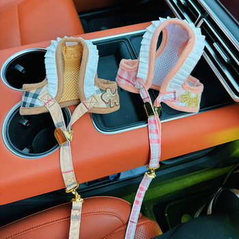 Harness i kaiš za kućne ljubimce u Preppy stilu za male pse