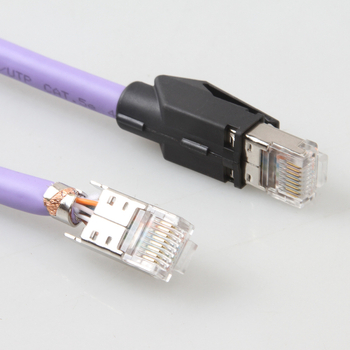 Βιομηχανικό καλώδιο Ethernet drag-chain Cat5e, εξαιρετικά ευέλικτο, μήκος 1 m