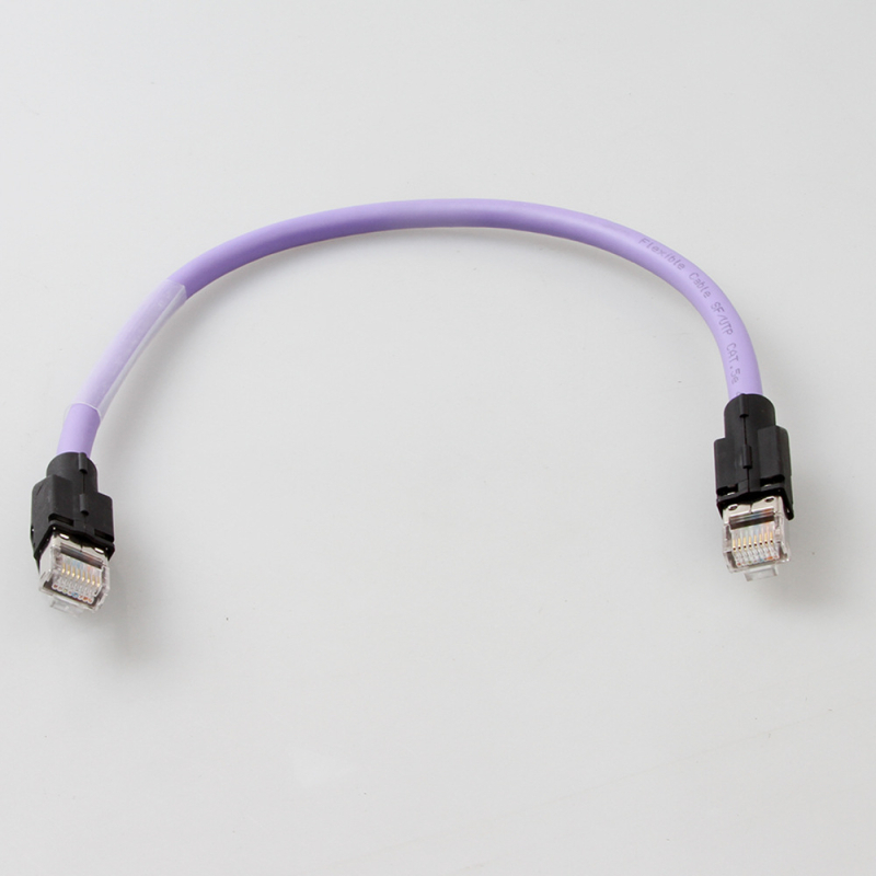 Βιομηχανικό καλώδιο Ethernet drag-chain Cat5e, εξαιρετικά ευέλικτο, μήκος 1 m