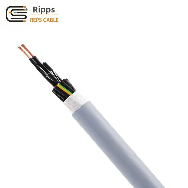 TRVV Vysoko flexibilný kábel pre reťazové systémy, viacjadrý priemyselný kábel pre stroje a roboty – riadiaca linka