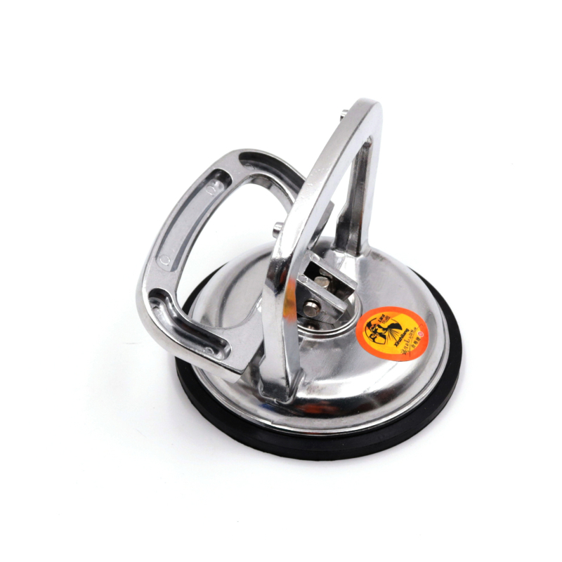 Vakuumska čaura od aluminijske legure s jednim hvataljkom za rukovanje podnim pločicama i staklom, promjer 118 mm.