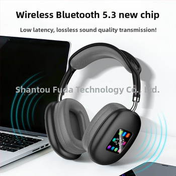 Nove Bluetooth slušalice s digitalnim zaslonom i bojom zaslona, bežične slušalice za nošenje na glavi s dugim vijekom baterije