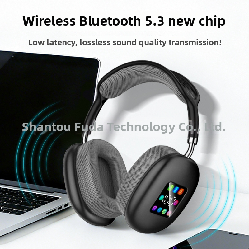 Nove Bluetooth slušalice s digitalnim zaslonom i bojom zaslona, bežične slušalice za nošenje na glavi s dugim vijekom baterije