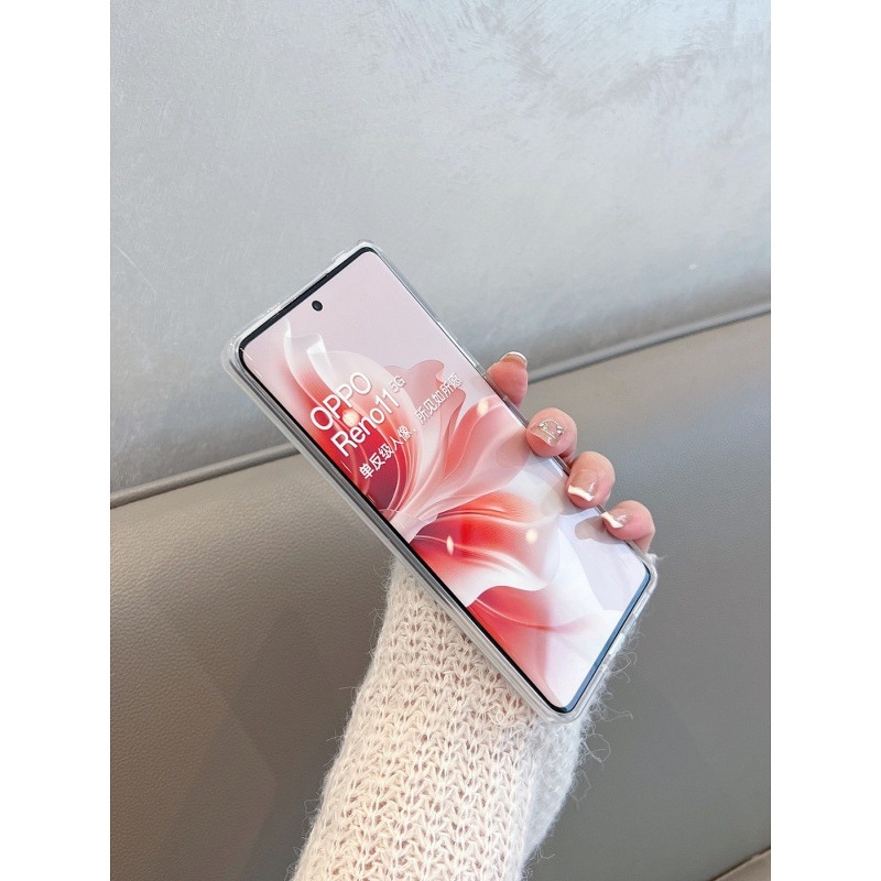 Carcasă transparentă 5G pentru Oppo Reno11 și Reno11 Pro, noul model PJH110, stil minimalist inspirat de Instagram