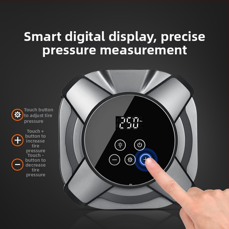 Pumpa do auta s digitálnym displejom, 12V, 30-valcová