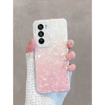 Husă transparentă pentru Oppo Reno 12 / Reno12 Pro, acrilic, presare la cald, stil modern-retro, inspirație chineză, lux discret, stil INS, personalizabilă, protecție împotriva șocurilor și antialunecare