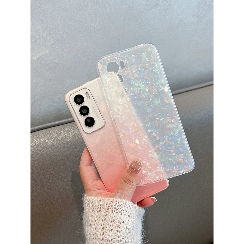 Husă transparentă pentru Oppo Reno 12 / Reno12 Pro, acrilic, presare la cald, stil modern-retro, inspirație chineză, lux discret, stil INS, personalizabilă, protecție împotriva șocurilor și antialunecare