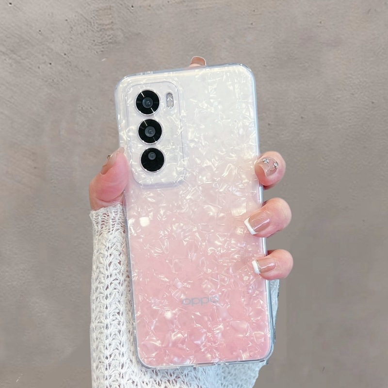 Husă transparentă pentru Oppo Reno 12 / Reno12 Pro, acrilic, presare la cald, stil modern-retro, inspirație chineză, lux discret, stil INS, personalizabilă, protecție împotriva șocurilor și antialunecare