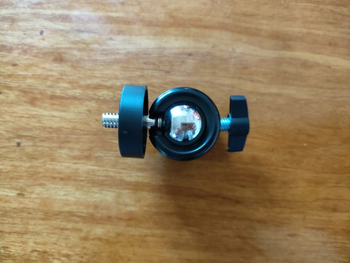 Metalna pan-tilt glava s 3/8 inčnim navojem, univerzalna kuglična glava 3D, sučelje za držač lampe na stativu
