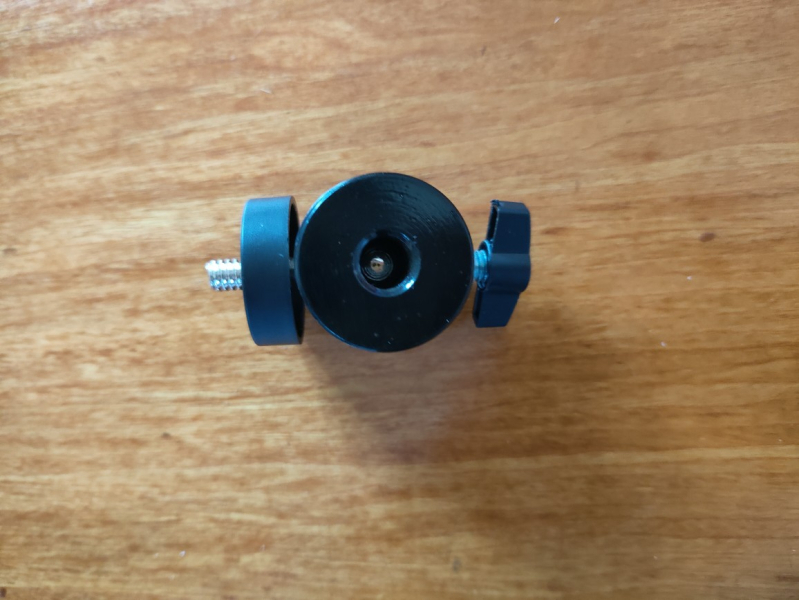 Metalna pan-tilt glava s 3/8 inčnim navojem, univerzalna kuglična glava 3D, sučelje za držač lampe na stativu