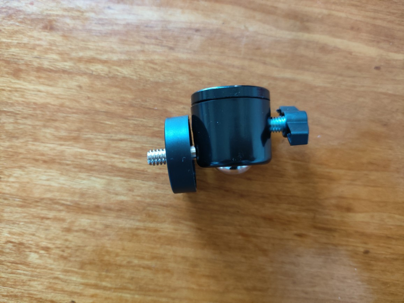 Metalna pan-tilt glava s 3/8 inčnim navojem, univerzalna kuglična glava 3D, sučelje za držač lampe na stativu
