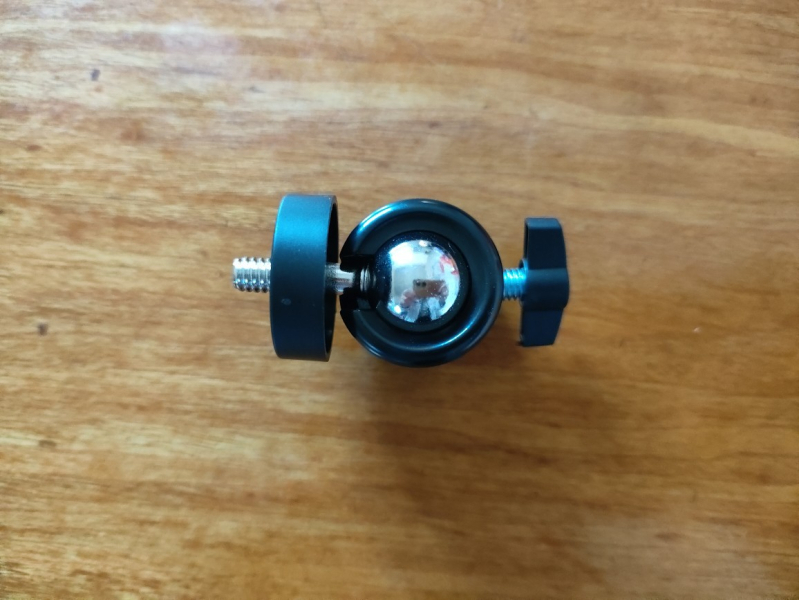 Metalna pan-tilt glava s 3/8 inčnim navojem, univerzalna kuglična glava 3D, sučelje za držač lampe na stativu