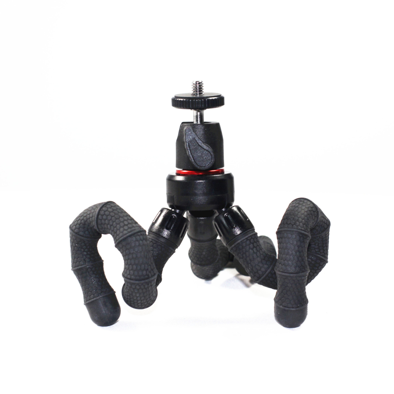 Trepied octopus cu brațe în stil bambus pentru telefoane, camere și GoPro — fotografii versatile și streaming live