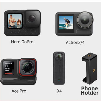 SCS DJI Osmo 360 panoramska kamera s mini selfie štapićem i stativom – Action 5/4/3