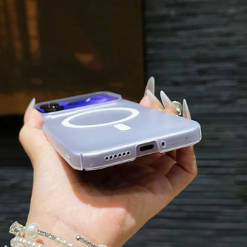 Carcasă dură din PC, transparentă, cu magnet pentru Xiaomi 17 Pro Max, finisaj mat, decupaj mare pentru cameră, design minimalist