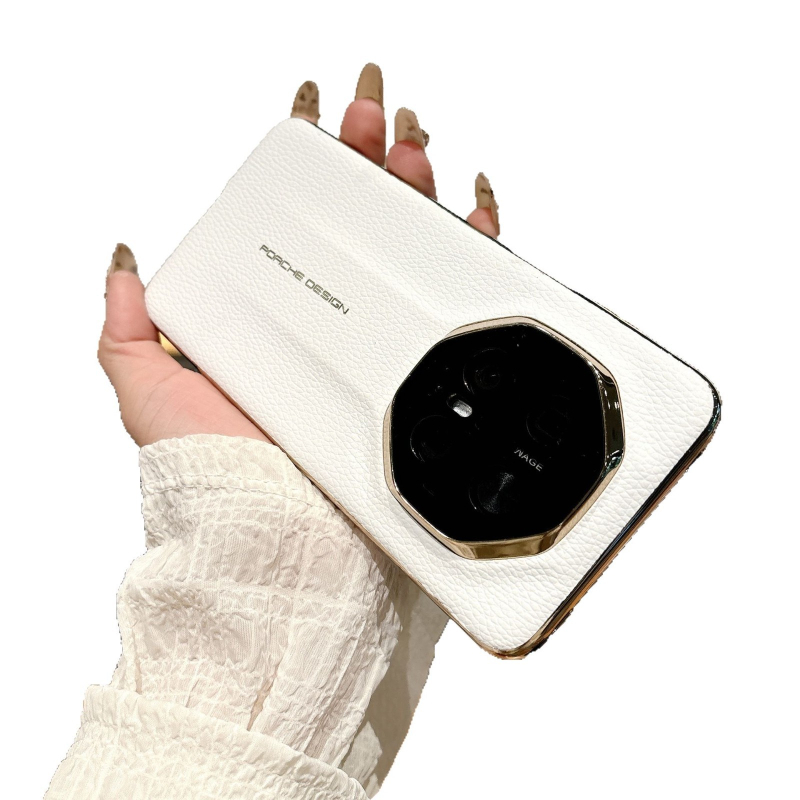 Carcasă Huawei Mate70 Pro+ cu textură de piele electroplată premium, protecție Mate60