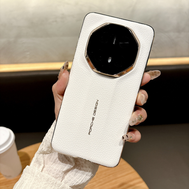 Carcasă Huawei Mate70 Pro+ cu textură de piele electroplată premium, protecție Mate60