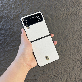 Husă de protecție pentru Samsung Z Flip3/4/5, cu textură încrucișată pentru ecran pliabil – elegantă