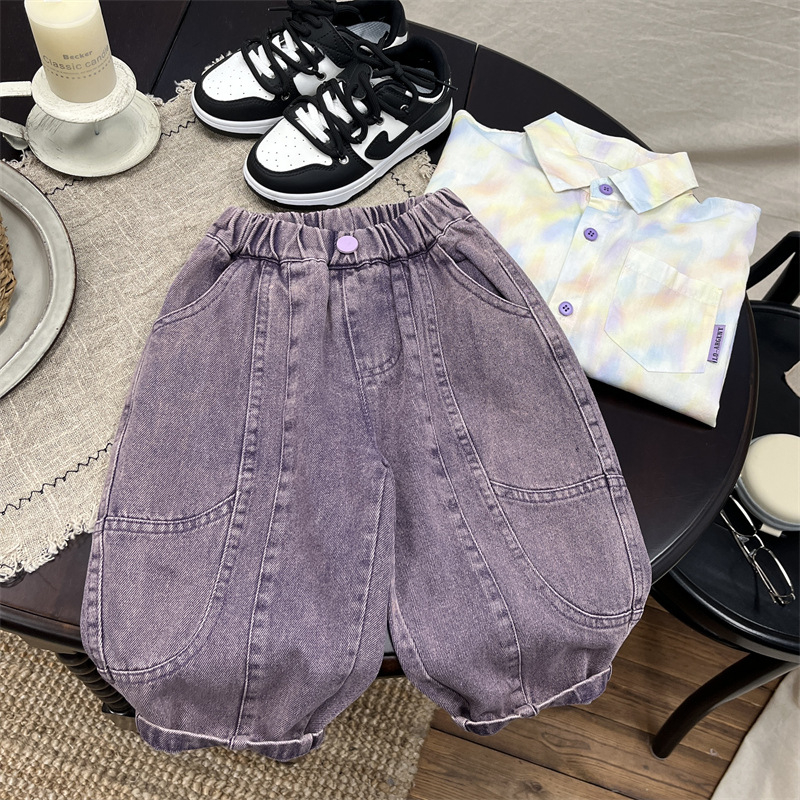 Dječje traperice za dječake u korejskom stilu, lagane denim hlače za djecu 3–8 godina, proljeće-jesen