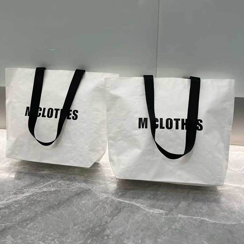 PP laminirana ručno tkana torba za kupovinu, oblik broda, IKEA stil, izrada po narudžbi