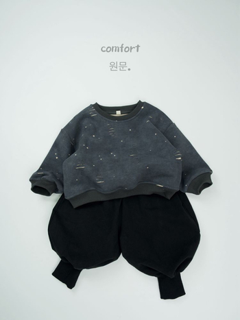 Hanxi dječje hlače Lantern stil, 100% pamuk, crne, unisex, visok struk, ležeran kroj, za djecu 3–8 godina, proljeće i jesen