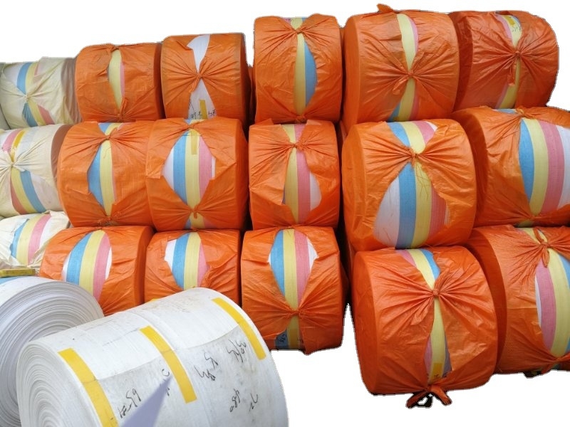 Zelena PP plastična vrećica s uzorkom zmijske kože, cijevno pletena, prilagodljivo logističko pakiranje