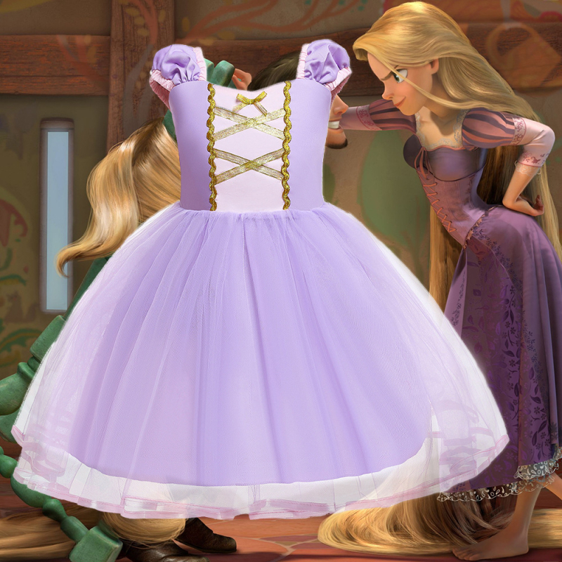 Dječja haljina princeza za djevojčice, ljetni model s tutu suknjom