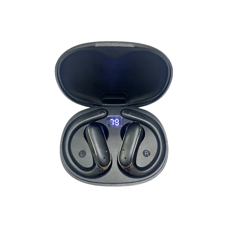 OWS bežične slušalice s klipsom za uho, otvorena kostna vodljivost, Bluetooth, dug rad baterije, za sport
