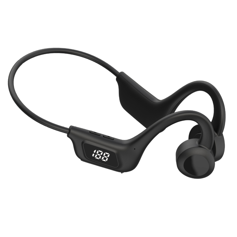 VG06 Bluetooth slušalice s kostnom vodljivošću, kukicom za uho, utorom za karticu i digitalnim zaslonom