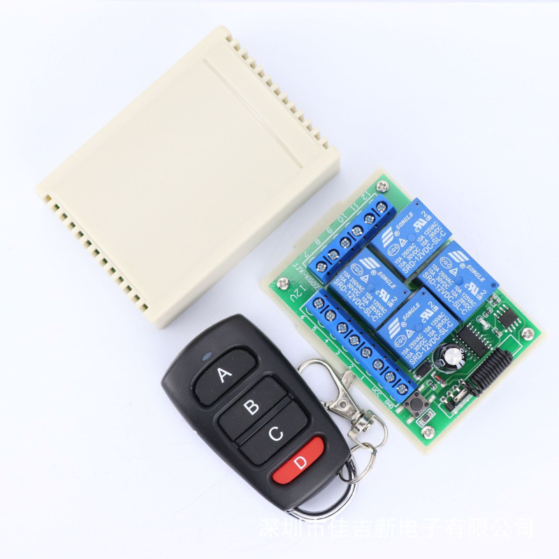 12V četverokanalni bežični daljinski upravljač – transceiver modul