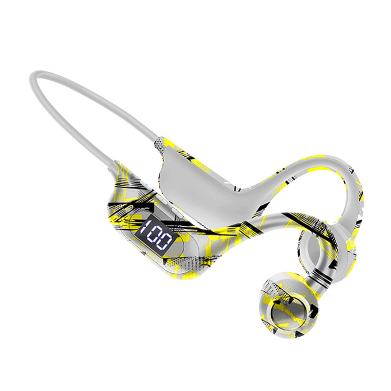 AKZ-G9 Bluetooth slušalice s koštanom kondukcijom, nisu u uhu, vise preko uha, utor za karticu, bežične sportske slušalice