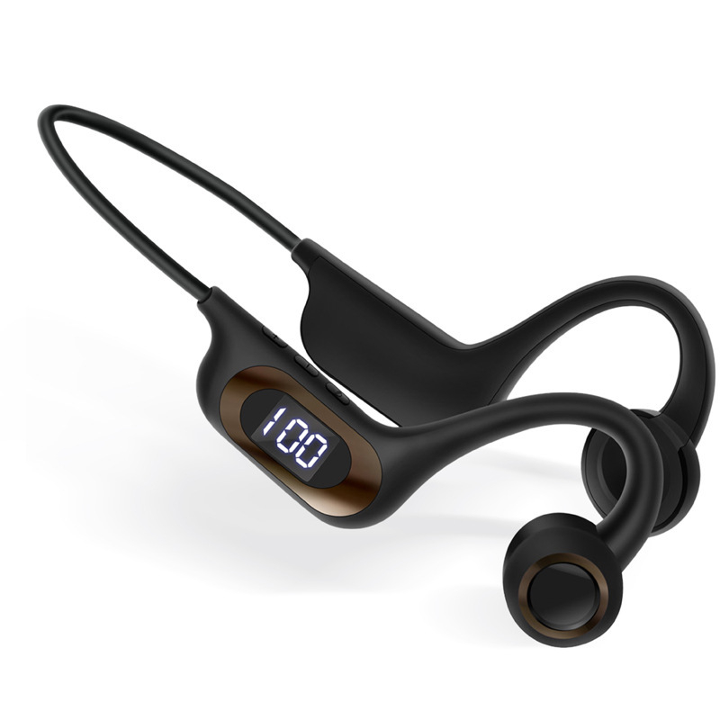 AKZ-G9 Bluetooth slušalice s koštanom kondukcijom, nisu u uhu, vise preko uha, utor za karticu, bežične sportske slušalice