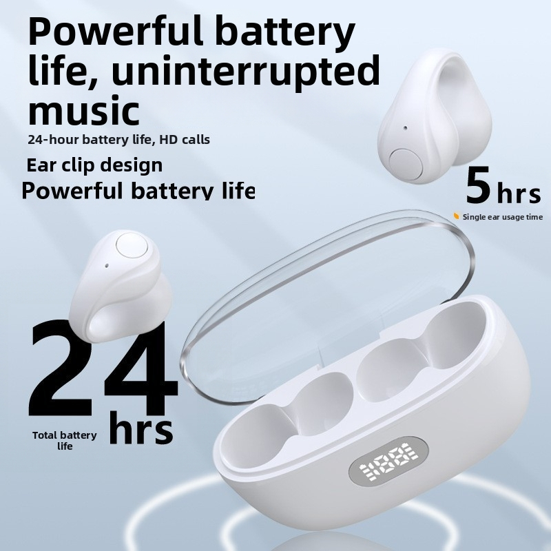 Bluetooth slušalice s kostnom provodljivosti, sportske, otvorenog uha, velika baterija, dug vijek trajanja baterije