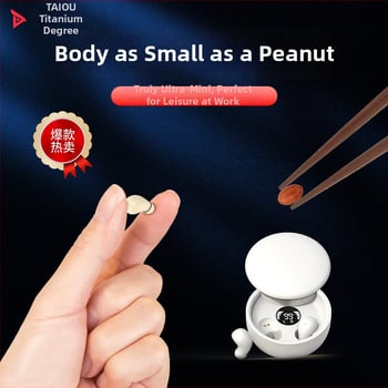 Bežične Bluetooth in-ear slušalice, nevidljiv mini dizajn, ultra kompaktne, dugi vijek baterije, režim spavanja, stereo zvuk, višestruko povezivanje, smanjenje buke, 360° zvuk, vodootporne